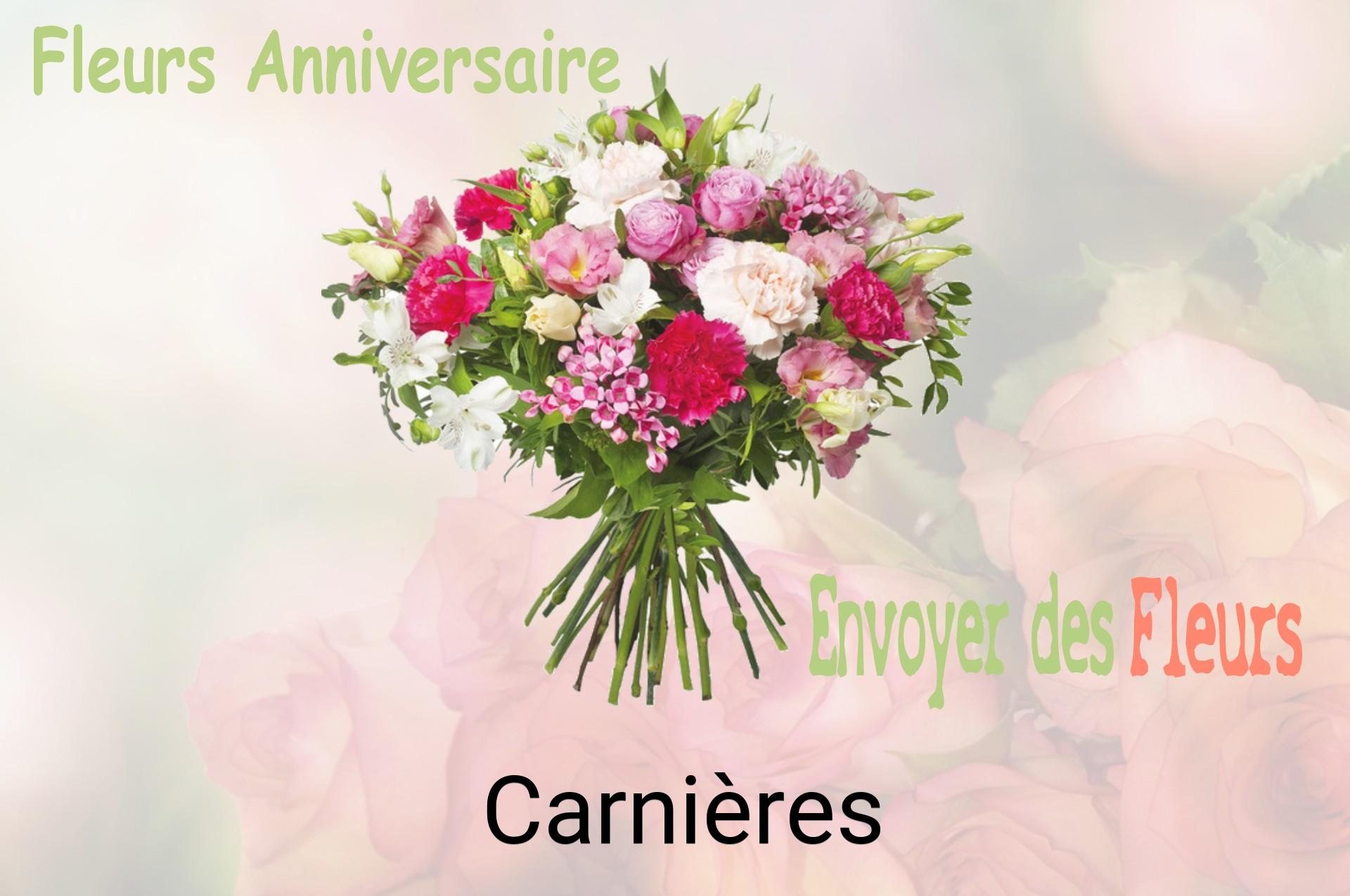 Bouquet de fleurs d’anniversaire livré à Carnières